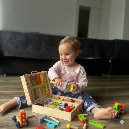 Maleta de Ferramentas, Montessori - Maolee