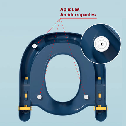 Troninho Redutor de Assento Sanitário, Azul - Maolee