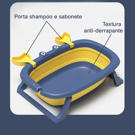 Banheira para Bebê Infantil Retrátil Dobrável - Maolee