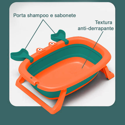 Banheira para Bebê Infantil, Laranja - Maolee