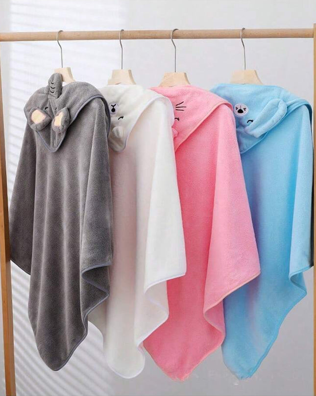 Toalha de Banho Infantil, Branco - Maolee