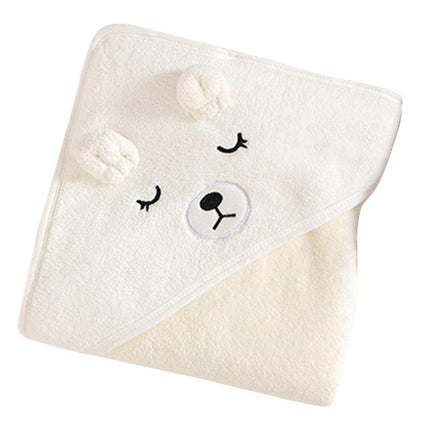 Toalha de Banho Infantil, Branco - Maolee