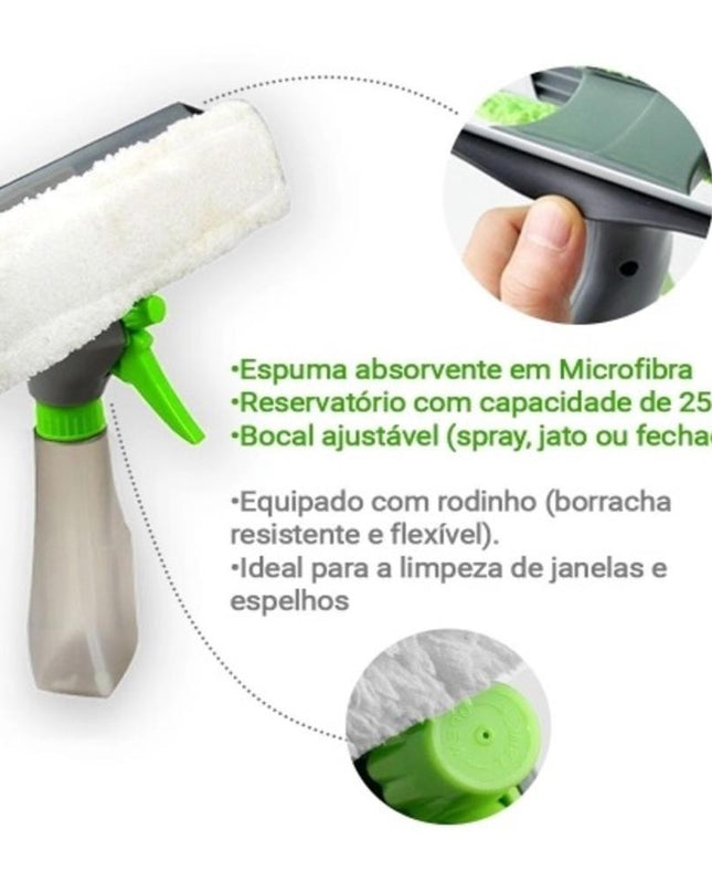 Rodo Spray Com Reservatório Borrifador 3 em 1 - Maolee