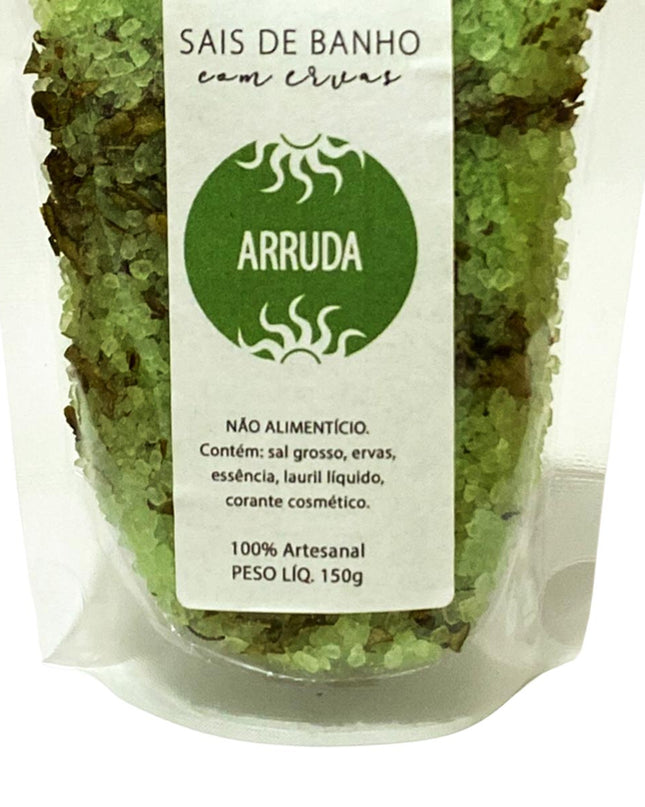 Sais para Banho - Escalda Pés ARRUDA com Ervas e Espumante - Maolee