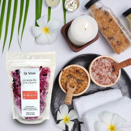 Escalda Pés HIBISCO - Anti-inflamatória e Controla a Pressão - Maolee