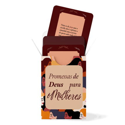 Jogo Bíblico de Cartas | Promessas de Deus para Mulheres - Maolee