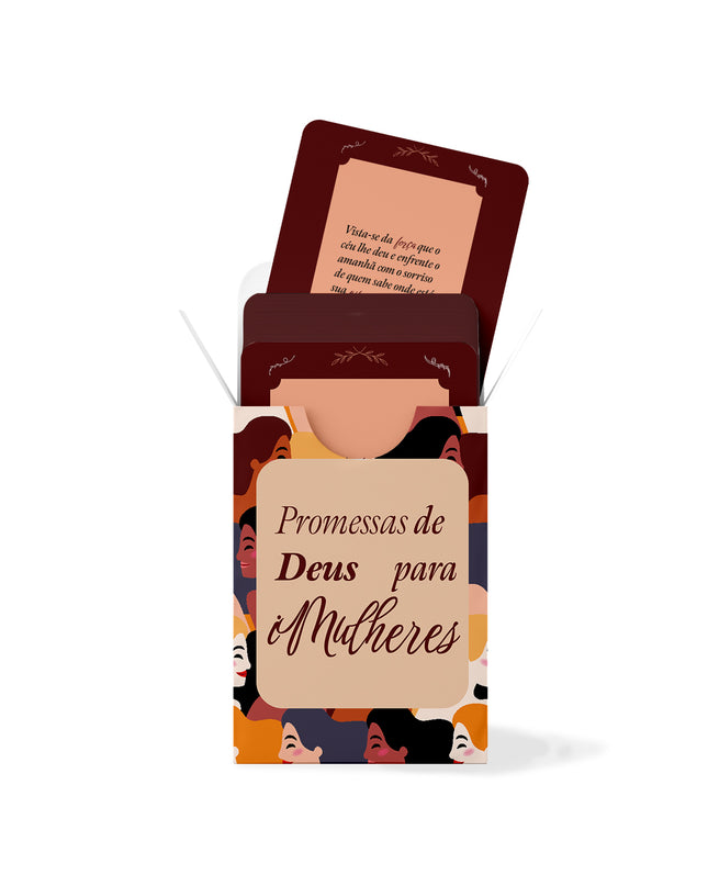 Jogo Bíblico de Cartas | Promessas de Deus para Mulheres - Maolee