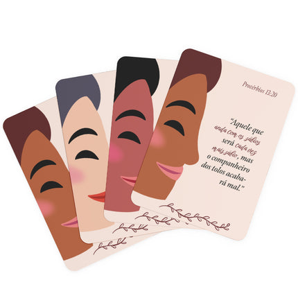 Jogo Bíblico de Cartas | Promessas de Deus para Mulheres - Maolee