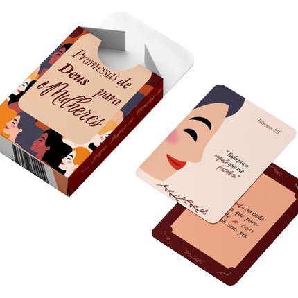 Jogo Bíblico de Cartas | Promessas de Deus para Mulheres - Maolee