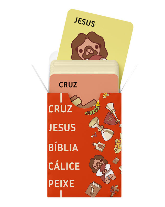 Jogo Bíblico - Cruz, Jesus, Bíblia, Cálice, Peixe - Maolee