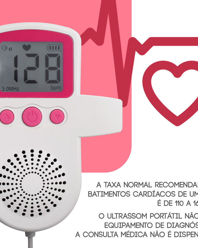 Monitor Cardíaco Fetal Dopply - Maolee