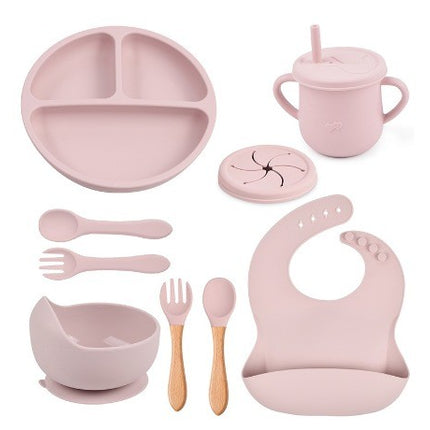 Conjunto completo Alimentação para Bebês de Silicone 8 Peças - Maolee