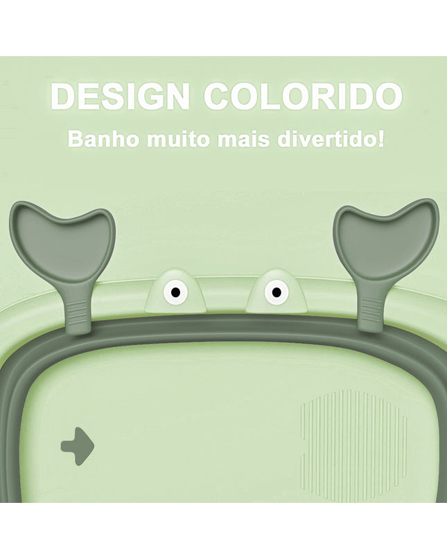 Banheira para Bebê Infantil, Verde - Maolee