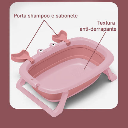 Banheira para Bebê Infantil, Rosa - Maolee