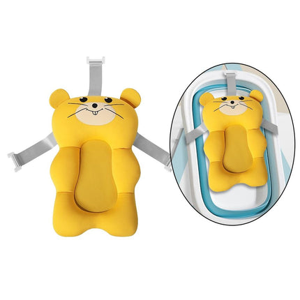 Almofada para Banho do Bebê Banheira Universal, Amarela - Maolee