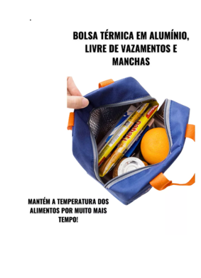 Bolsa Lancheira Térmica Infantil