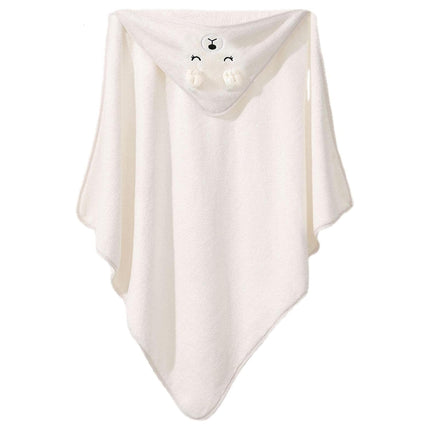 Toalha de Banho Infantil, Branco - Maolee