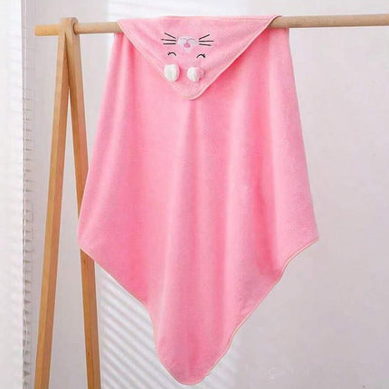 Toalha de Banho Infantil, Rosa - Maolee