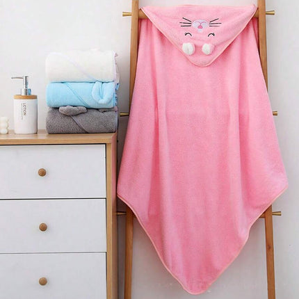 Toalha de Banho Infantil, Rosa - Maolee