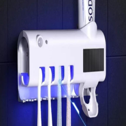 Suporte Escova De Dente Com Esterilizador e Dispenser Automático - Maolee