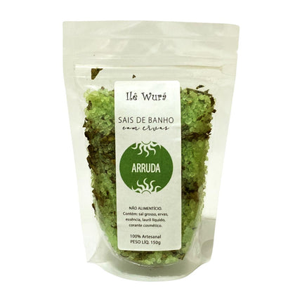 Sais para Banho - Escalda Pés ARRUDA com Ervas e Espumante - Maolee