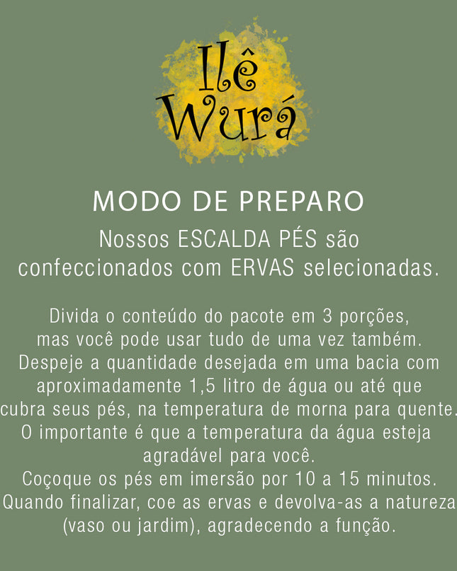 Escalda Pés ALFAZEMA 200g - Promove relaxamento e sono - Maolee