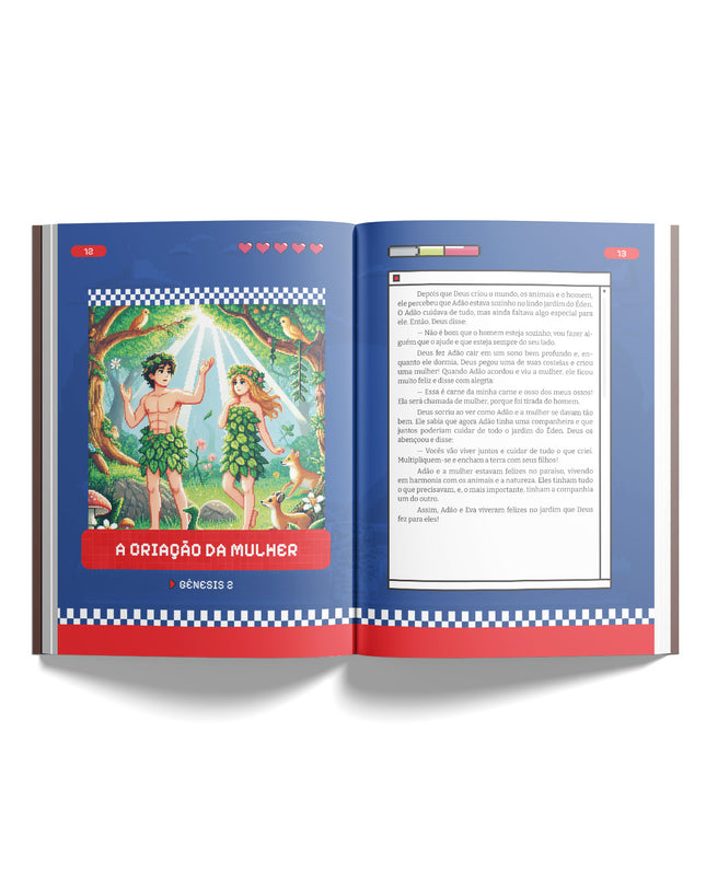A Bíblia Em Pixel Art | A Bíblia Para Crianças Jovens Gamers - Maolee
