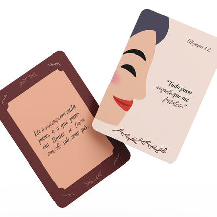 Jogo Bíblico de Cartas | Promessas de Deus para Mulheres - Maolee